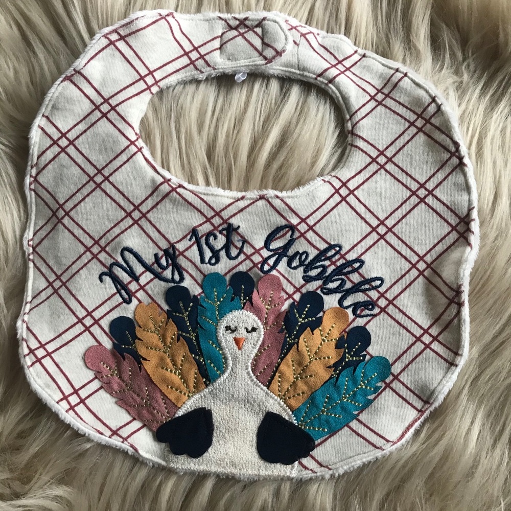 Mud Pie My 1st Gobble bib
